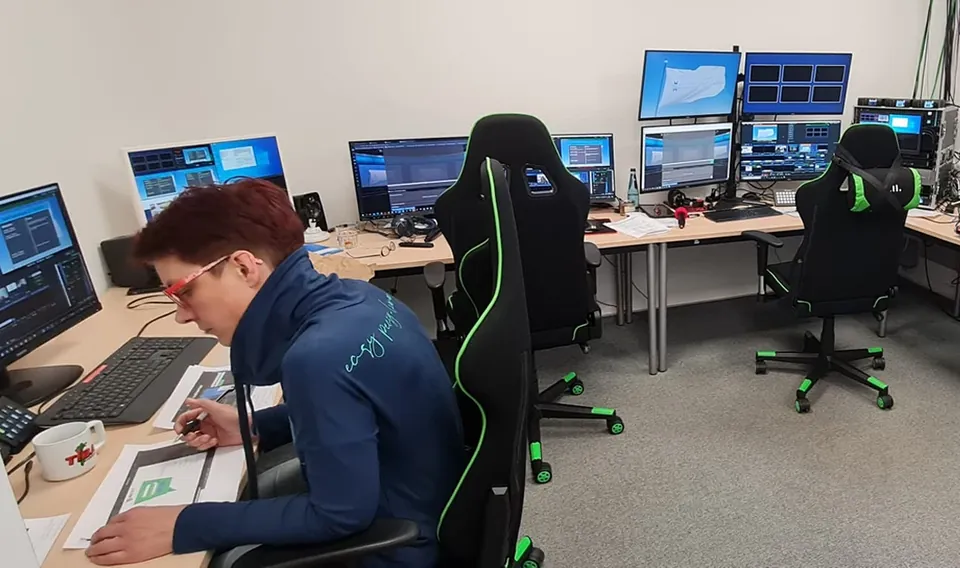Moderne Regietechnik im Einsatz